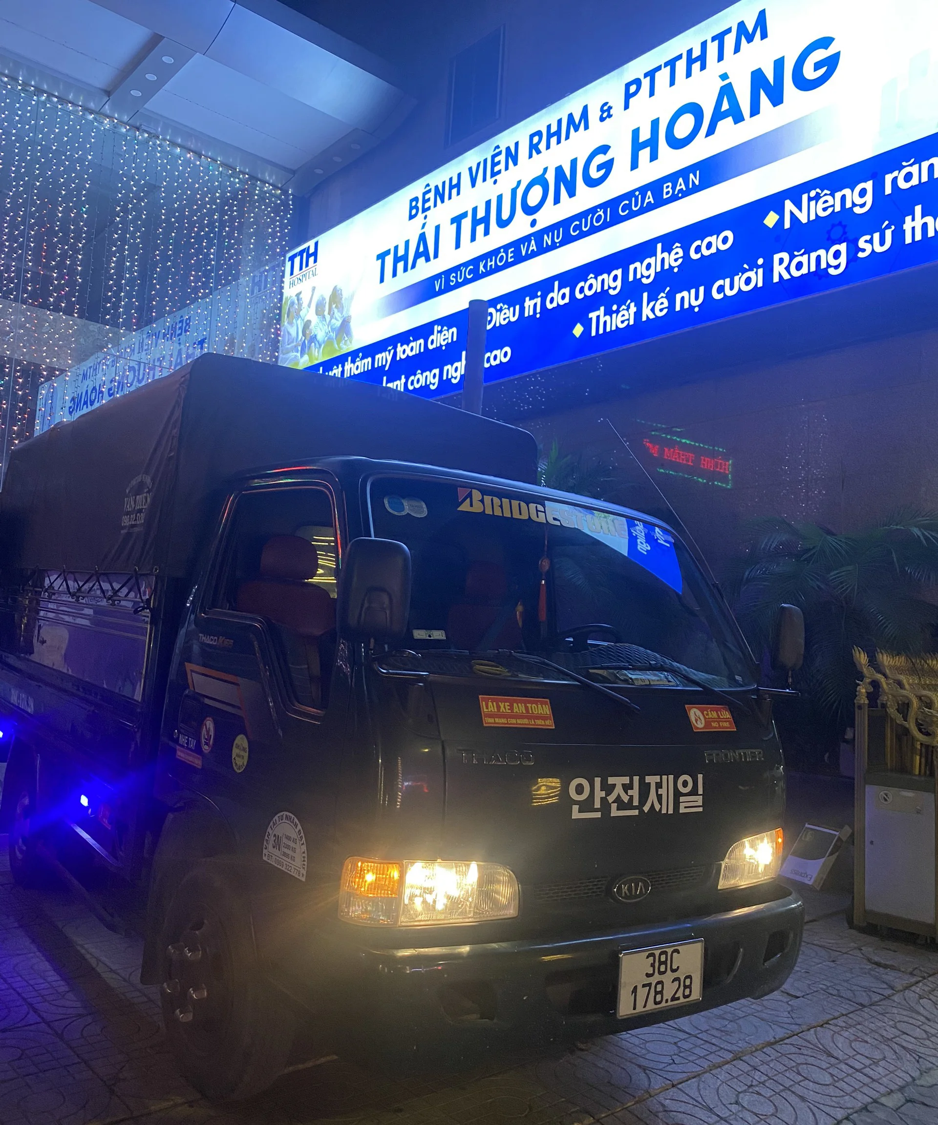 Xe hút hầm vệ sinh Tài Hải thi công ban đêm tại Nghệ An