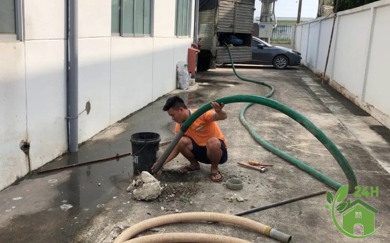 Hút hầm vệ sinh tại Nghi Xuân Hà Tĩnh