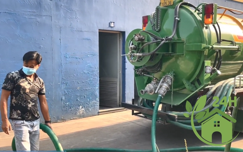 Bảng giá hút hầm vệ sinh tại Nghệ An – xe hút chân không thi công thực tế
