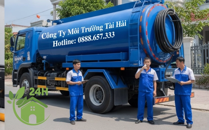 Giải pháp xử lý hầm cầu đầy có nguy hiểm không bằng xe hút chuyên dụng Tài Hải