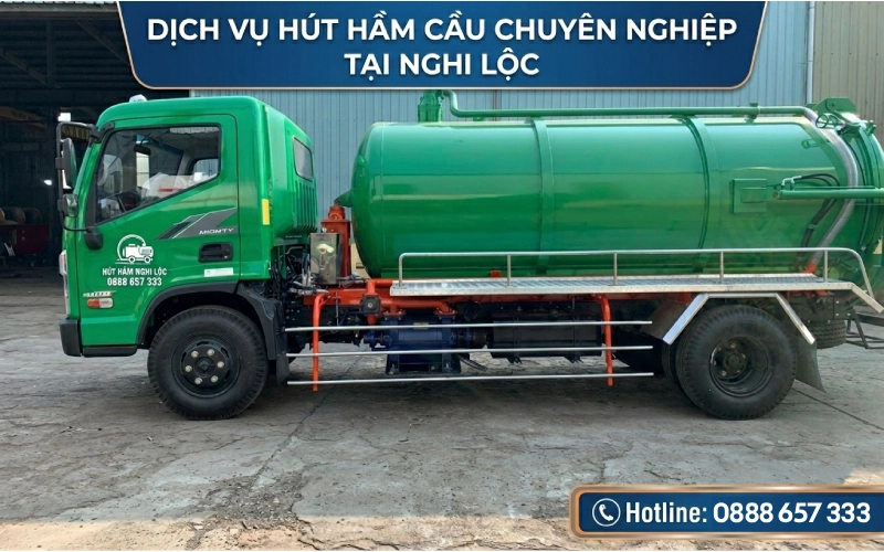 Xe hút hầm cầu tại Nghi Lộc, có mặt 24/7 - Hotline: 0888 657 333