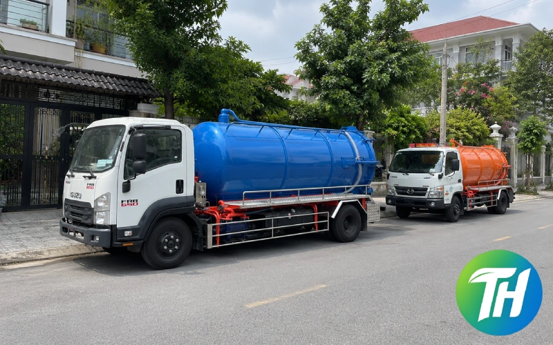Xe hút hầm cầu chuyên dụng tại Nghệ An